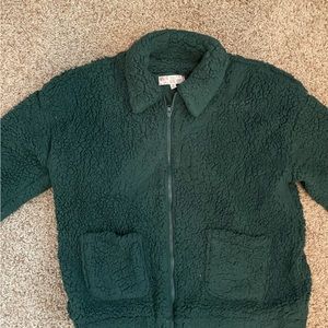 Green Sherpa jacket